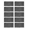 10pcs PC Fan Dust Mesh Filter PVC Computer PC Case Dust Proof Filter Cover Magnetic Black 120x240mm
