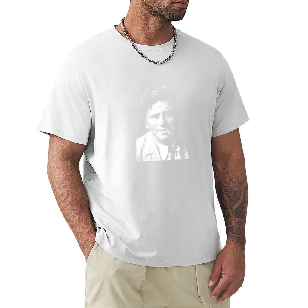 Columbo Portrait Tshirt Unisex T Shirt Cotton High Quality Tshirt