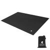 Geer Top Person Camping Mat Tent Sheet Ground Sheet Water Pressure Resistance 5000mm Fabric Floor Mat Picnic Pad Waterproof Tent Sheet Black 240cm X