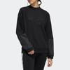 Adidas Originals Sweatshirts Women's Black Crew Neck Moderate Regular (Unisex) Sweatshirts GU5796