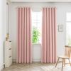 2pcs Modern Style High Precision Blackout Curtains with Grommet Top, Various Colors, Curtains for Living Room, Bedroom