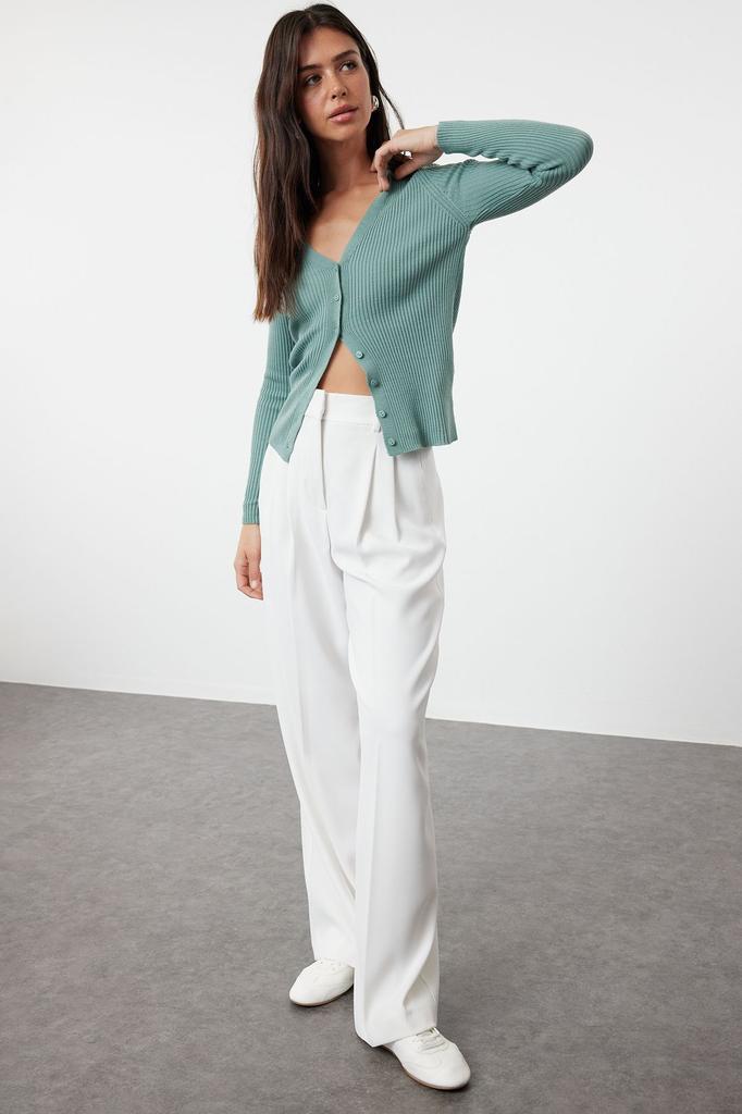 Женский кардиган в элегантном стиле, черный базовый трикотаж с v-образным вырезом, кардиган, трикотаж, кардиган