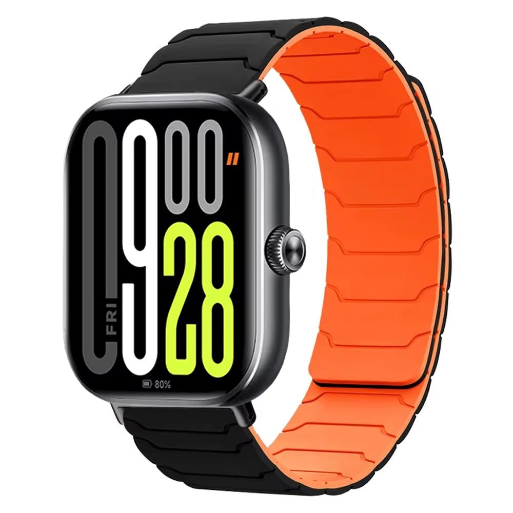 Мягкий силиконовый ремешок для Redmi Watch 6/5/4 Магнитный спортивный удобный браслет для Xiaomi Band 9 Pro/8 Pro Браслет Correa