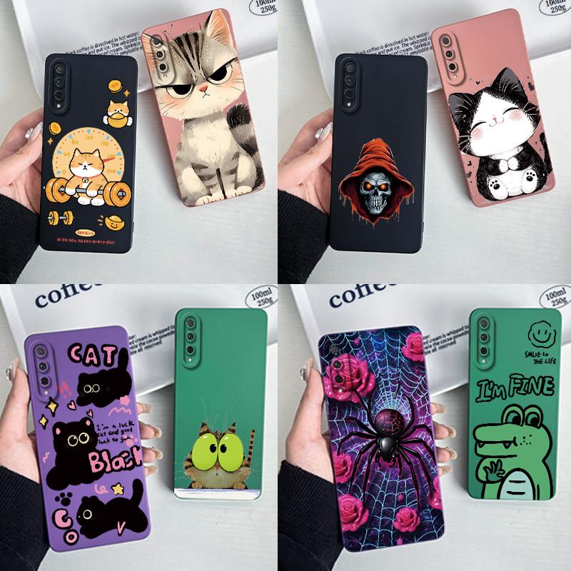 For Funda Huawei P Smart Pro 2019 / Y9s Phone Case Bumper Soft Silicon Sweet Fashion Funny Cartoon Painted Anti-Fall Cover Capa