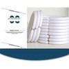 Premium Shower Curtain 240 x 200 cm Linen Fabric Waterproof Anti-Mould Bathroom Curtain Mint Green H200 x B240 cm 25-26s