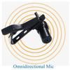 Nicama XLR Pin Microphone LVM1-XL Phantom Power Omnidirectional Clip-on Condenser Microphone for Canon, Sony, Panasonic, Zoom H4n, H5, H6 Camcorders,