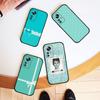 Голубой чехол для телефона Tiffany's для Xiaomi 11 12 Redmi Note 11 5G 8T 9A 9 10T Note 8 9 12S Ультратонкий, Ударопрочный, Черный