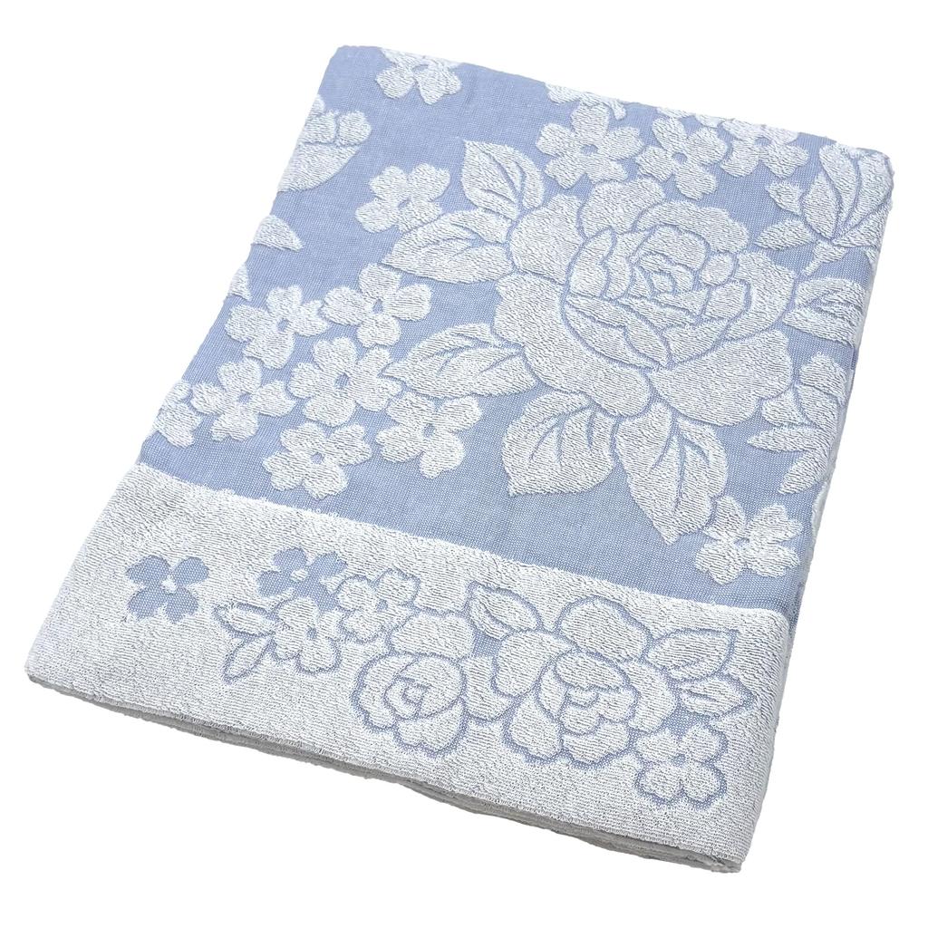 Полотенце Imabari Rosa 150 x 210 1 шт. (Сделано в Имабари) Одеяло, Односпальное, Синий, см,