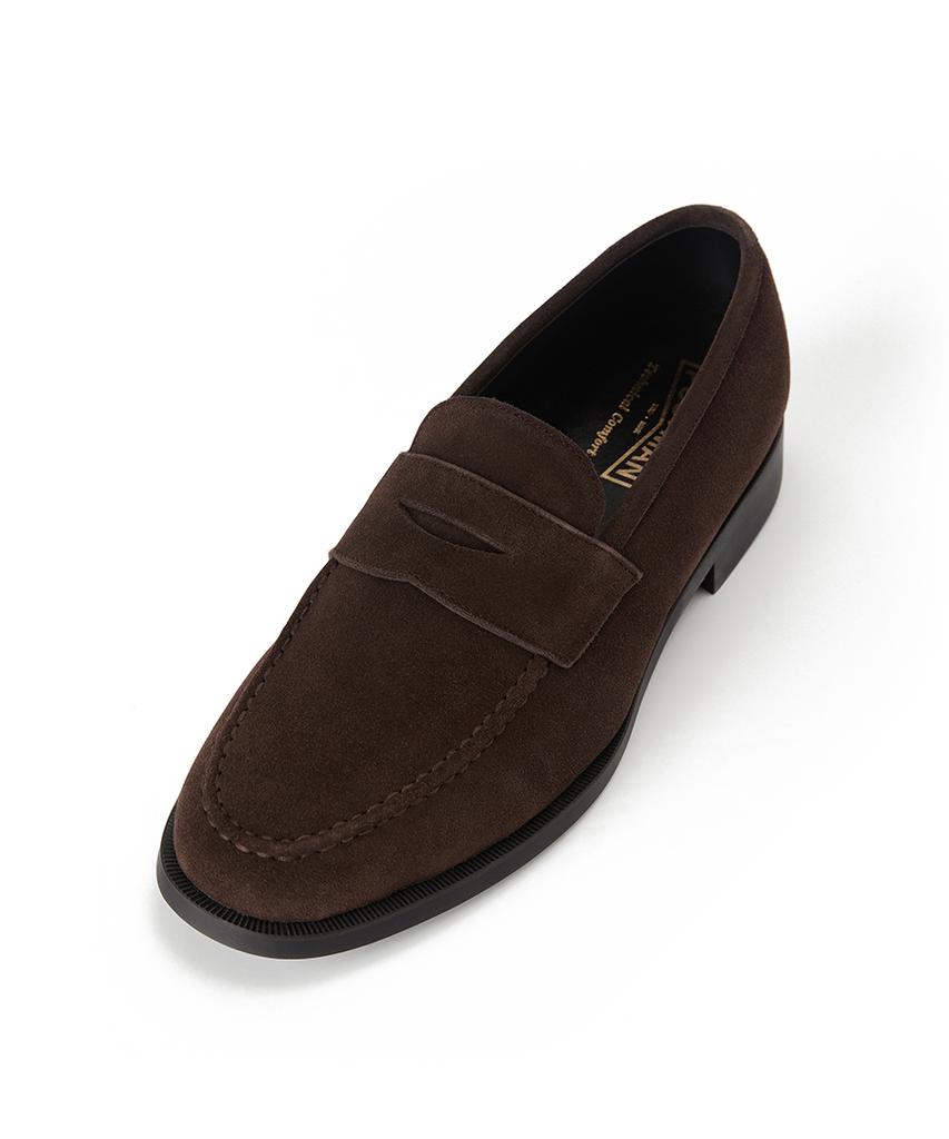 Postman Typewriter Suede Dark Brown