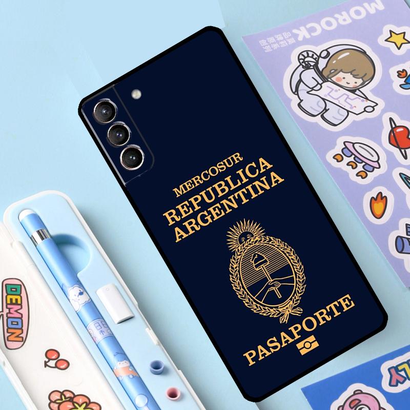 Чехол с аргентинским флагом для Samsung Galaxy S23 S21 FE S20 FE S22 Plus Note 20 Ultra Note 10 S8 S9 S10 Plus