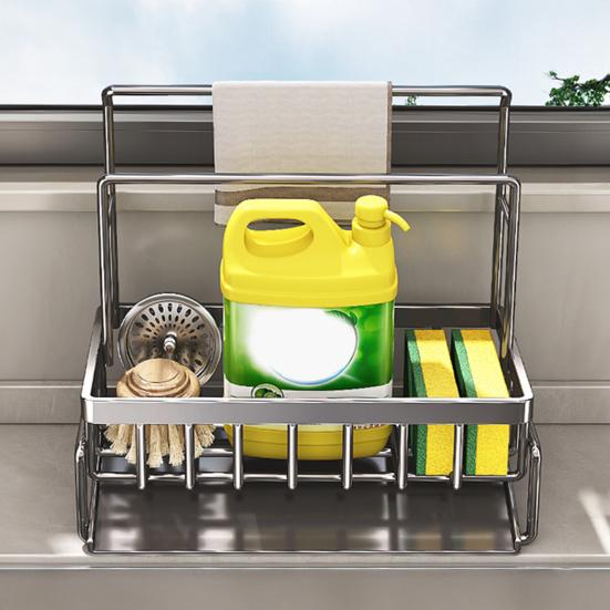 Кухонная мойка Caddy держатель губки большой емкости нержавеющая самоосушающаяся многоцелевая мыльница держатель сушилка
