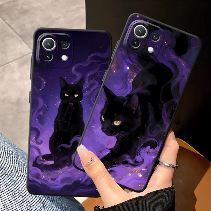 Чехол для телефона Funda для Xiaomi Mi 12X 14 11T 10T 11 12T Pro 13 Lite 12 Атмосферный Кот