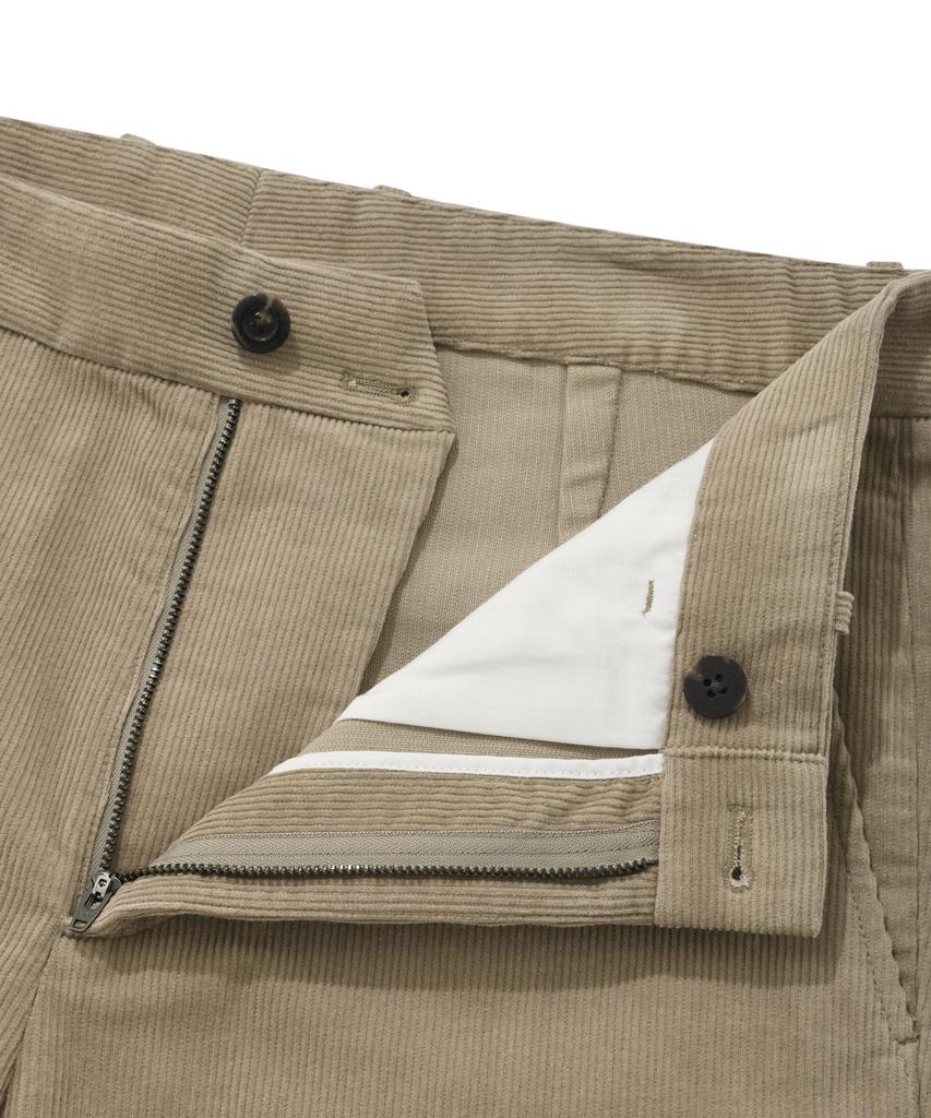 COVERNAT Standard Fit Corduroy Pants Beige