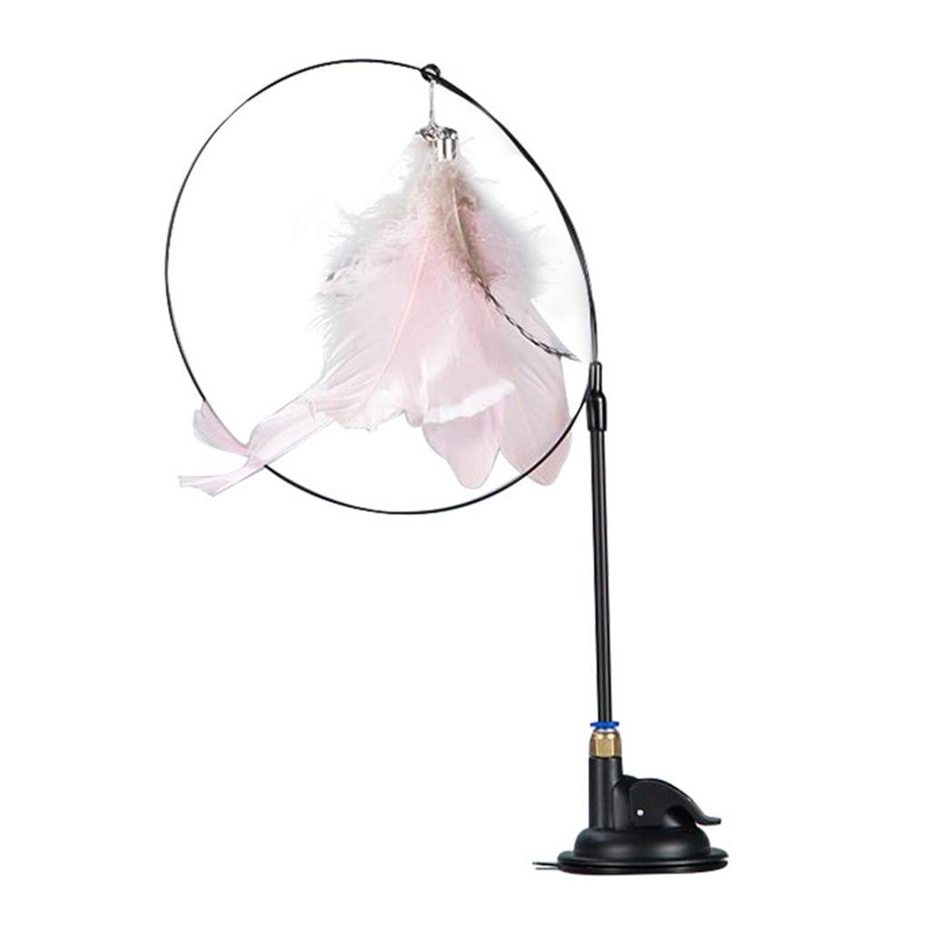 Кошачья палочка-дразнилка, устойчивая к укусам, присоска, игрушка-колокольчик для кошек, саморазвлечение, расслабляющая кошка