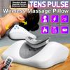 Беспроводная массажная подушка TENS-импульс горячий компресс массаж шейная тракция электрический массажер с пультом дистанционного управления