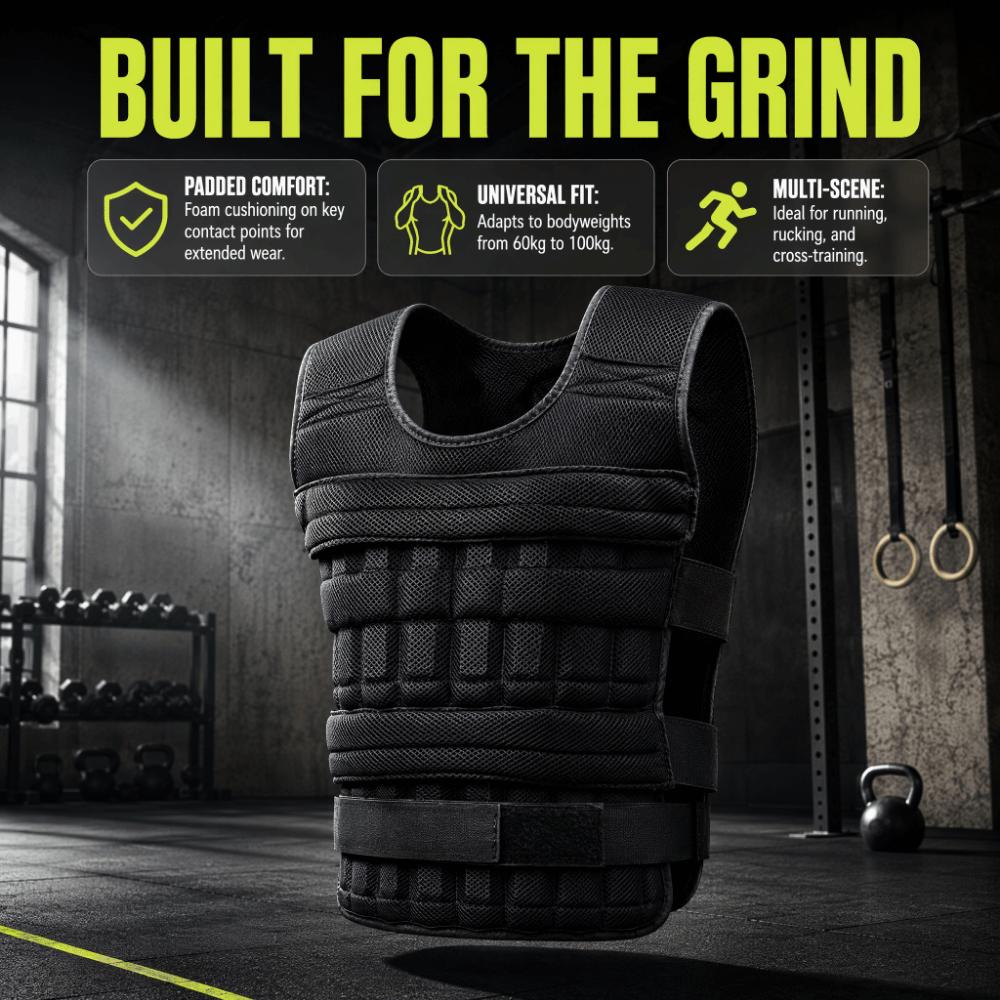 Loading Vest Weight Vest Adjustable Weight Training Weight Vest Boxing Weight Vest  For Running