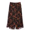 Women's Black and Red Skirt