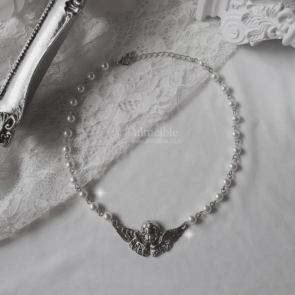 Колье-чокер с жемчугом «Барокко» - Серебро (ПОЦЕЛУЙ ЖИЗНИ Джули Колье)