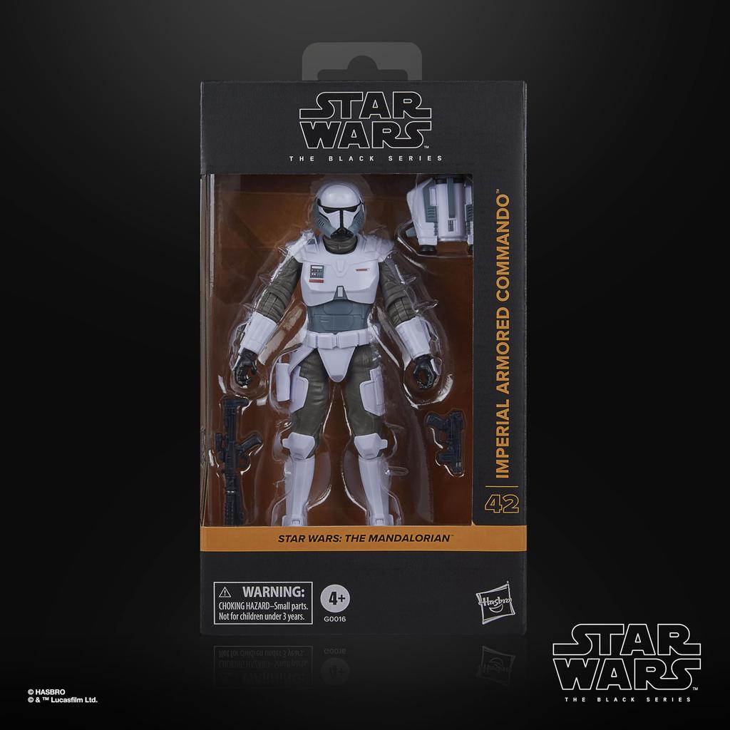 Hasbro Звездные Войны Черная Серия Имперский Бронированный Звездный Мандалорец Коллекционная Фигурка 15см G0016 Аутентичный Коммандос, Войны