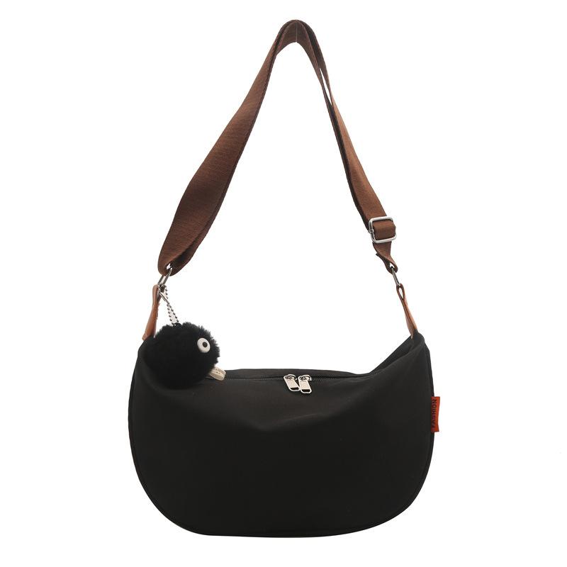 Однотонная модная повседневная сумка, весенняя универсальная сумка через плечо, женская сумка-мессенджер в иностранном стиле