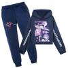 Children's Two-piece Hooded Top And Pants Long-sleeved Printed Sweatshirt Set