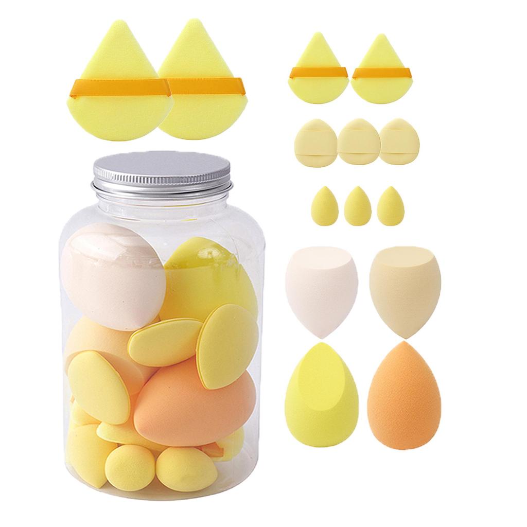 14-Piece Beauty Sponge Set: Super Soft, Dual-Use Makeup Sponges