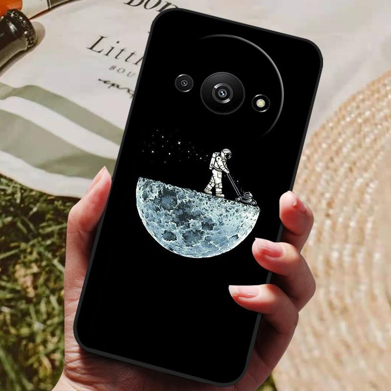 Чехол для Xiaomi Redmi A3, роскошный силиконовый чехол для телефона Redmi A3, полностью защитный чехол для Redmi A3 A 3 6.71" с мультяшным рисунком.