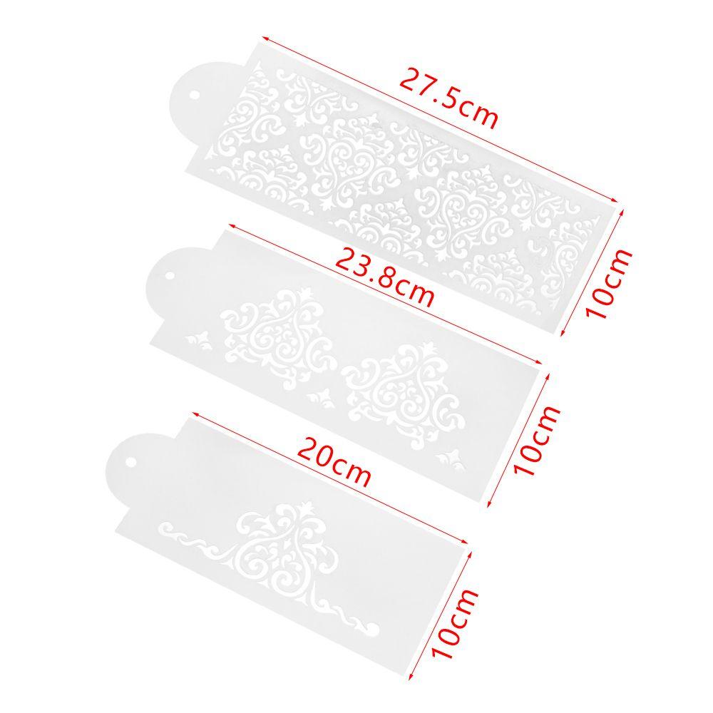 Изготовление шаблона своими руками Сахарная мастика Кружевная кайма для торта Трафарет для кекса Инструмент для украшения торта Форма для мастики