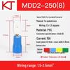 KT KST MDD2-110/187-250 Штыревые наконечники с изоляцией, 1000 шт.