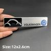 Volkswagen Series Aluminum Badge Car Body Stickers Decals For VW GTI Polo Golf Passat Tiguan Arteon Touareg Taigo Caddy Jetta CC zt3