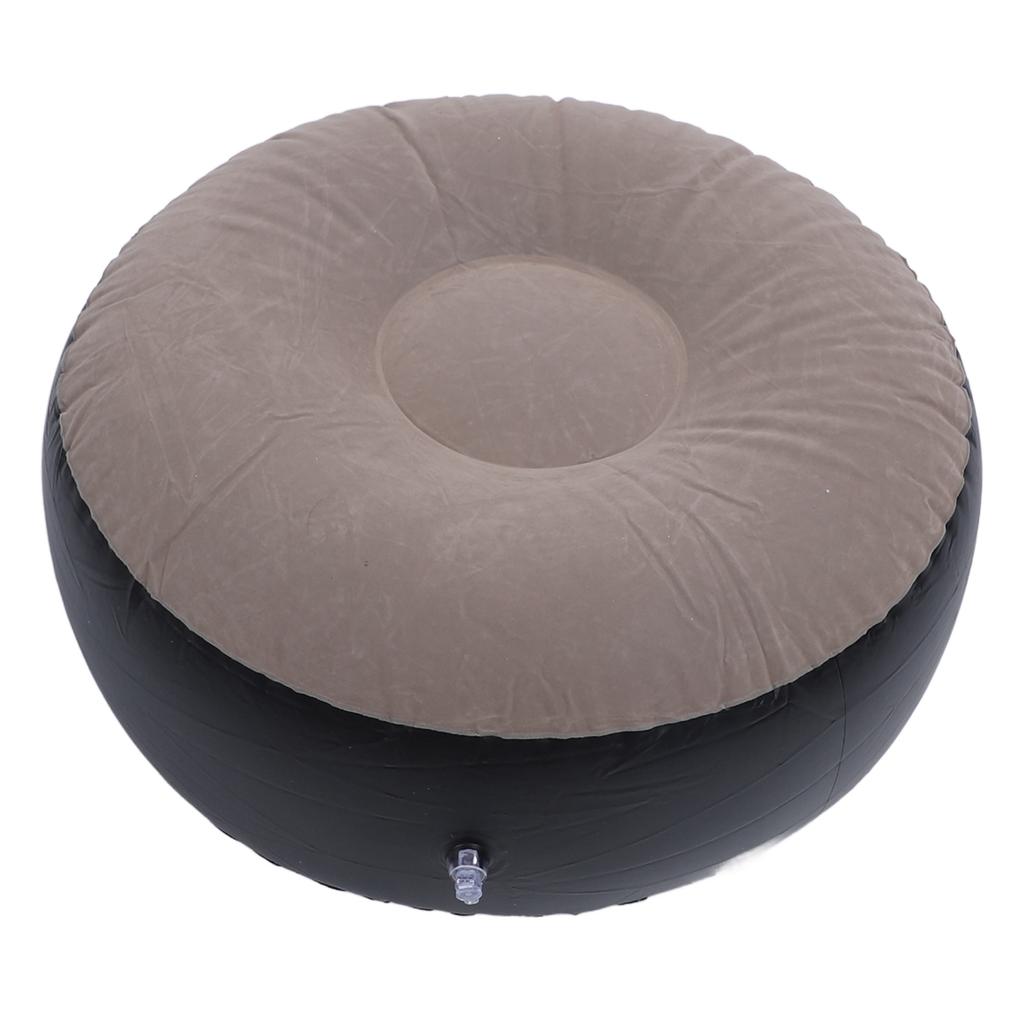 Надувной флокированный табурет Многоцелевой Легкий Портативный Эргономичный Дизайн Круглый Портативный