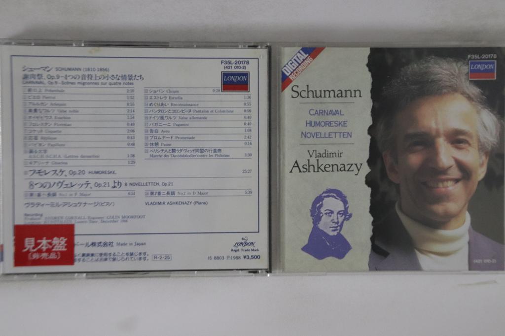 CD ШУМАН ЮМОРЕСКА - Карнавал / V. Ашкенази F35L20178PROMO POLYDOR Япония Классика Б/У