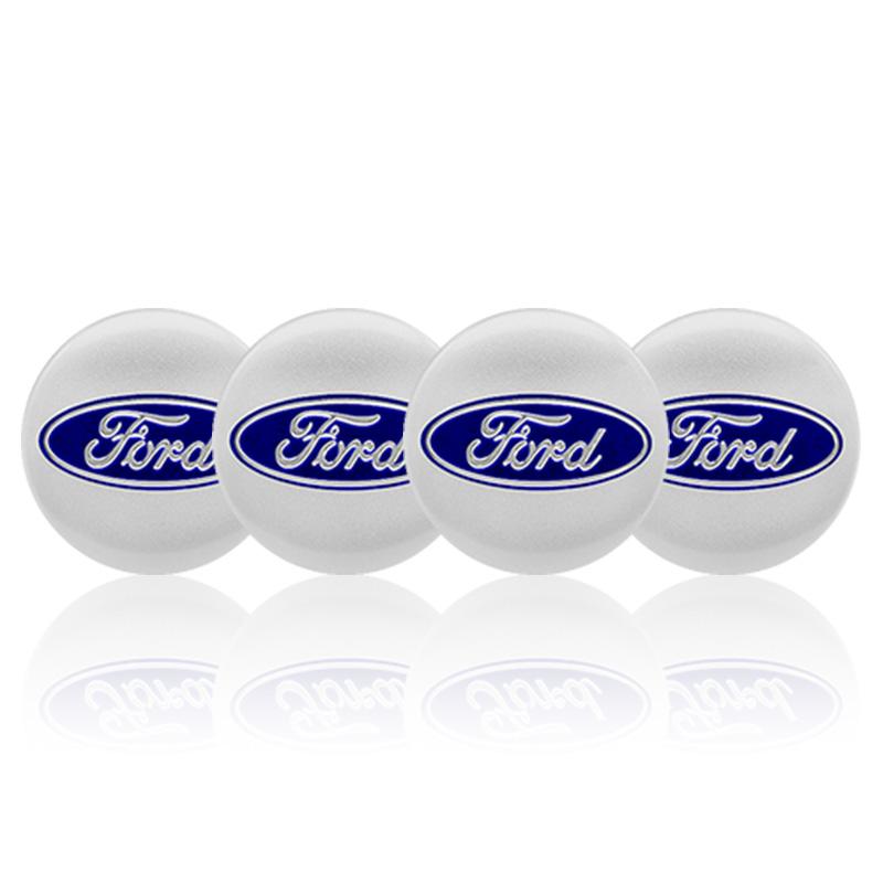 4pc 56mm 60mm 65mm Car Wheel Center Hub Cap Sticker Auto Rim Cover for Ford Fiesta Mondeo Fusion Explorer Escape Focus Kuga Edge