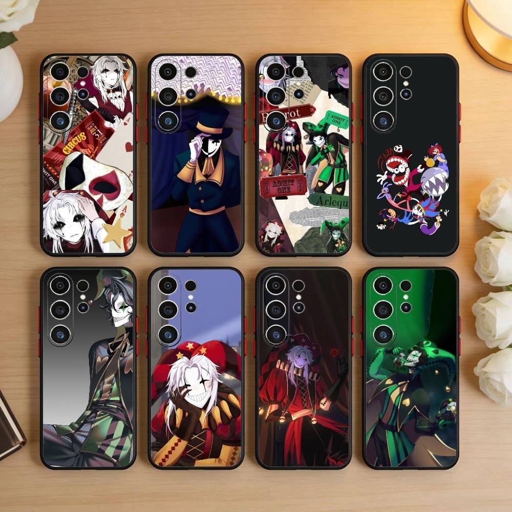 Чехол для телефона 'Цирк чертовски крутой' для Samsung S26,S25,S24,S23,S22,S30,S21,Ultra,Plus,FE 5G Черный Мягкий Чехол