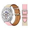Кожаный ремешок для часов для Samsung Galaxy Watch 8 Classic 46 мм 44 мм 40 мм ремешок Galaxy Ultra 2024/2025 наручный ремень Correa браслет аксессуары для Galaxy Watch