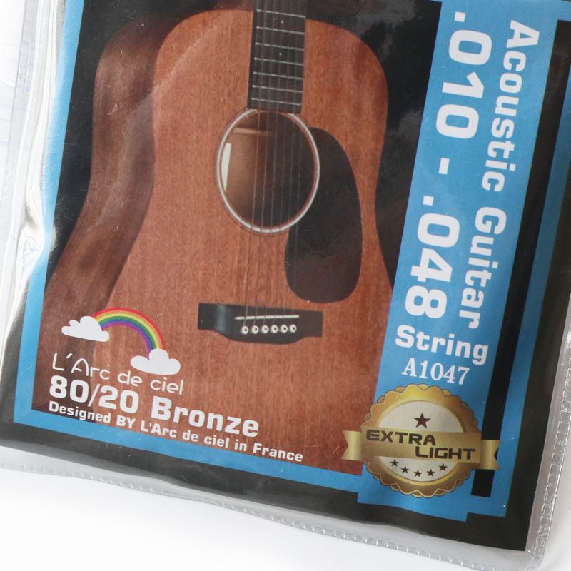 Струны для акустической гитары L'Arc de Ciel из латуни, 6-струнный набор для фолк-гитары