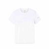 Breathable Solid Color Round Neck Versatile Short Sleeve T-Shirt Women Tops Pure-White 162525113-3