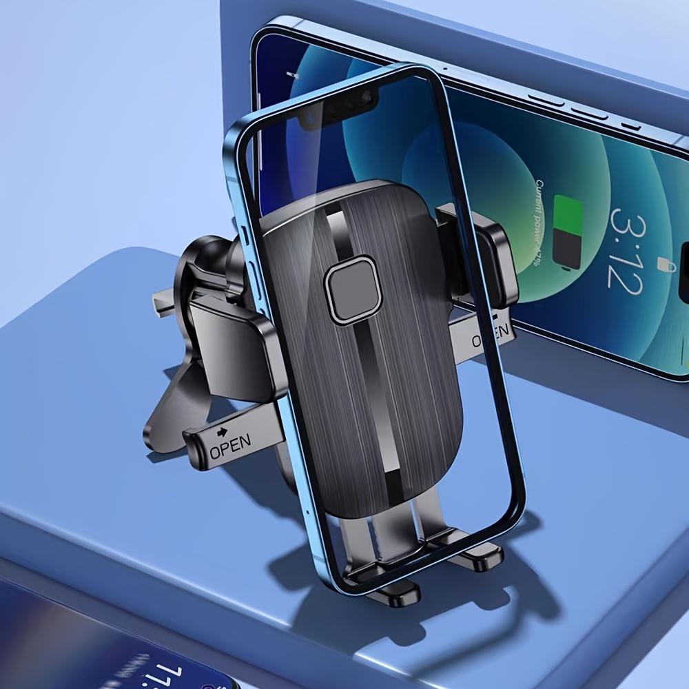 Универсальное автомобильное крепление 1 шт. - Регулируемый вращающийся на 360 градусов держатель телефона на вентиляционную решетку для мобильной GPS-навигации - прочная и компактная конструкция
