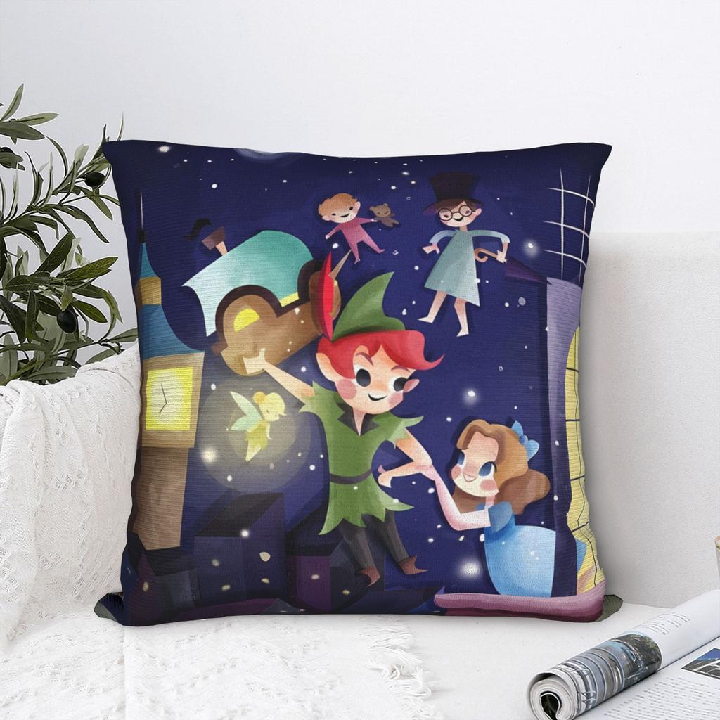 Cartoon P-Peters P-Pan Pillow Case Fashion Pillow Cover Comfy Pillowcases For Sofa Home Decoration