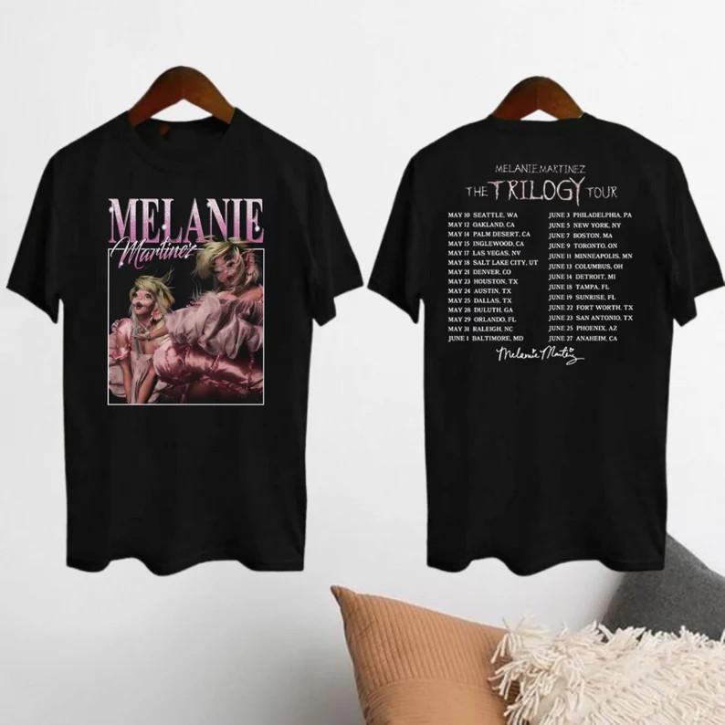 Футболка Melanie Martinez The Trilogy Tour 2024, Футболка с альбомом Portals, Melanie Mar