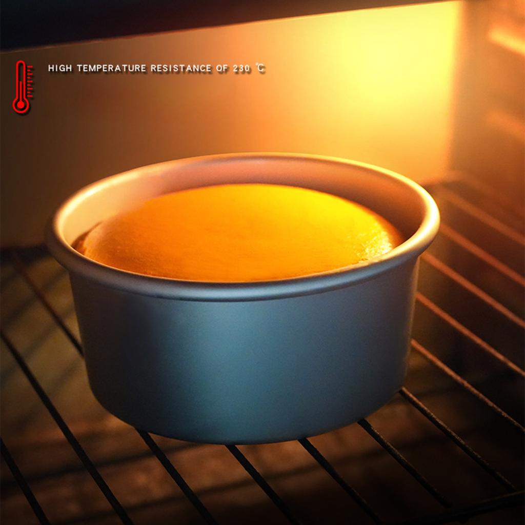 Cookie Cake Pans with Removable Bottom Aluminum Round NonStick Cake Mold Round Cake Tins Bakewares Bread Box Enduring