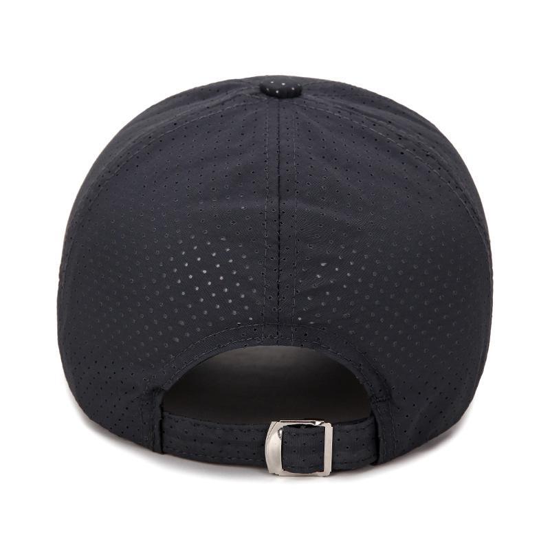 Breathable Perforated Quick-drying Cap Men's Fishing Sun Protection Baseball Cap Cycling Travel Sports Cap