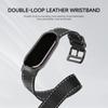 Для Mi Band 8 Ремешок Кожаный ремешок Для Xiaomi Mi Band 9 Ремешок на запястье Correa Часы Замена Miband 9 NFC Спортивный браслет Pulseira