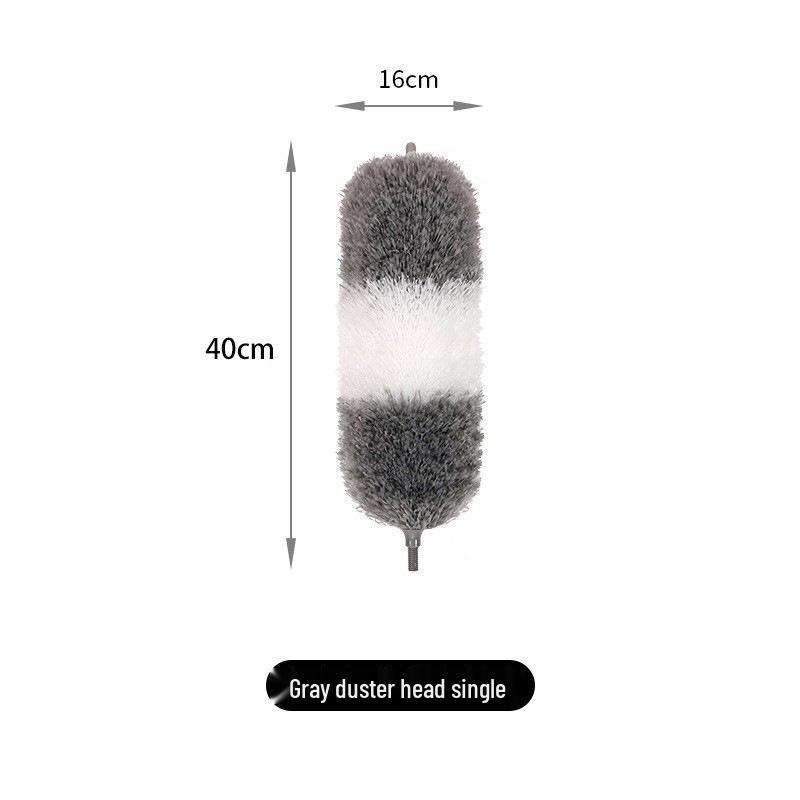 Retractable Electrostatic Feather Duster for Household Ceiling Dust Removal