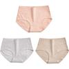 Yi Er Shuang Women's High-Waist Tummy Control Antibacterial Briefs - 3 Pack