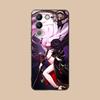 Матовый чехол для мобильного телефона из ТПУ с принтом Holo Mori Calliope для VIVO V60 V50 V40 V30 V29 V27 V25 V23 Pro Lite 5G Цветная защитная крышка