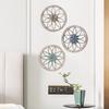 3 Pcs Farmhouse Wall Decor Wooden Rustic Flower Decoration Wall