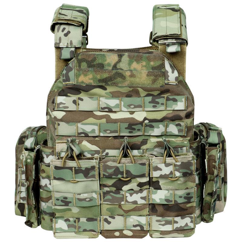 Tactical Camouflage Quick-Release Breathable Training Vest for Outdoor CS Activities