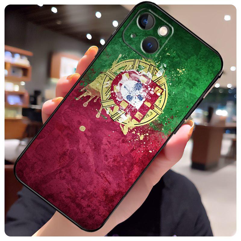 Чехол с флагом Португалии для iPhone 14 Pro Max 16 15 11 12 13 17 Pro Max mini 15 16 Plus 16e 17 Air Чехол для телефона
