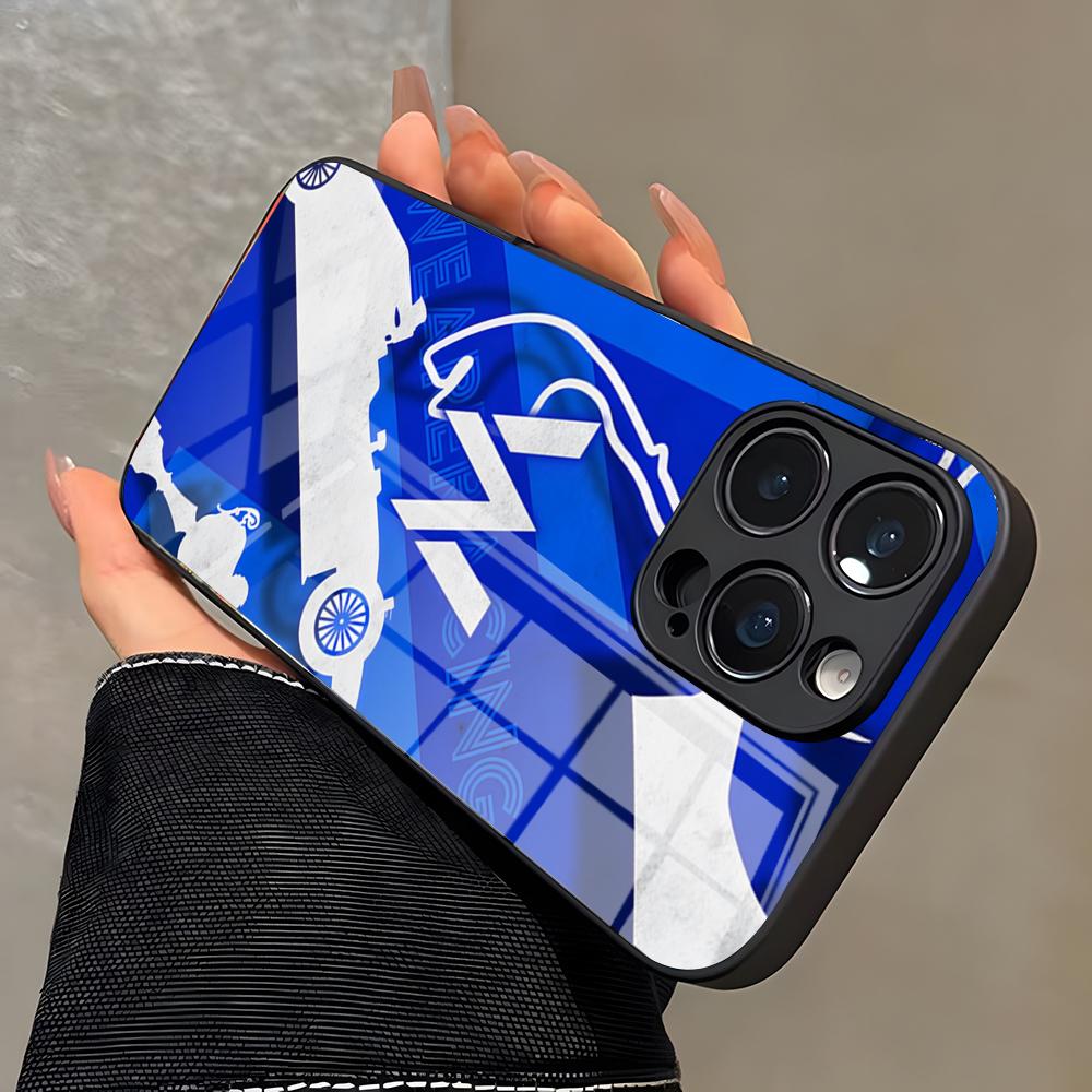 W-Williams-S Racing Phone Case For IPhone 17 Pro Max 16 15 14 Pro Max 13 11 X Xs Xr 8 7Plus Glass Cover